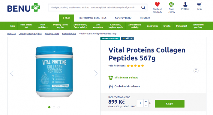 vital proteins collagen recenze